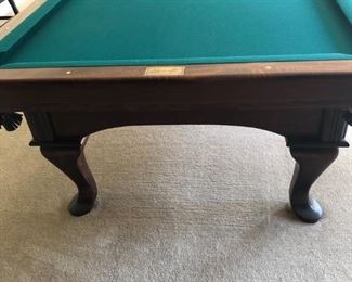 A. E. SCHMIDT POOL TABLE