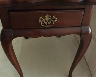 PAIR OF END TABLES