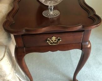 PAIR OF END TABLES
