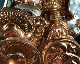 COPPER JELLO MOLDS