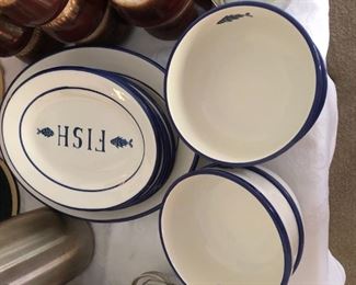 FISH DISHES FROM CRATE AND BARREL