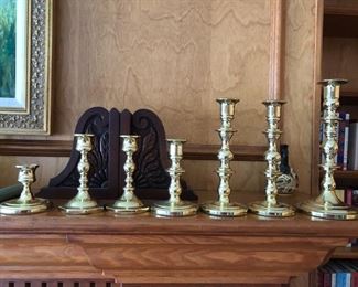 BALDWIN BRASS CANDLESTICKS