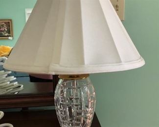 PAIR OF WATERFORD LAMPS