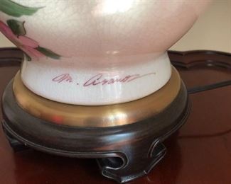 SIGNED PAIR OF LAMPS BY DON ARANO