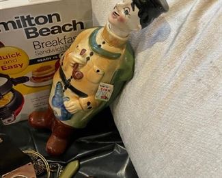 vintage ceramic bottle