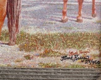 Signed and numbered art by Mark Parsyn