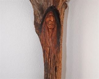 Carved wood