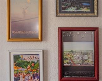 Miniature Texas Folklife Festival posters
