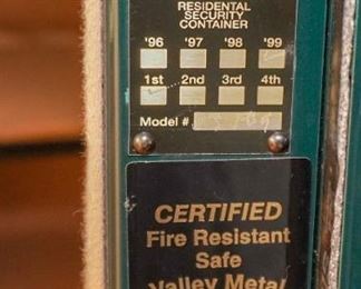 Cannon fire proof safe