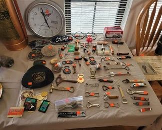 Bottle openers and car collectibles