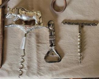 Sterling silver corkscrews 