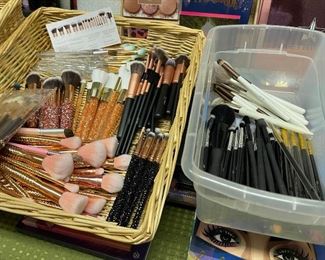 Lots of new make up brushes