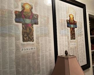 Framed Psalms, we have three of these prints