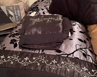 Another beautiful King quilt, bed skirt and shams