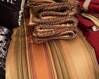 One more beautiful King quilt, bed skirt and shams