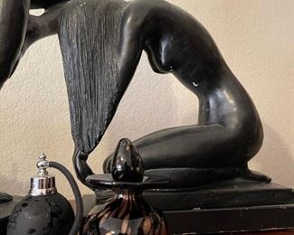 The second sculpture. perfume bottles