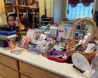 Looking at more Palettes, lots of new eye lashes, make up all new in boxes