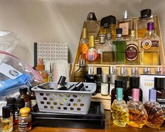 Lots of perfume and cologne