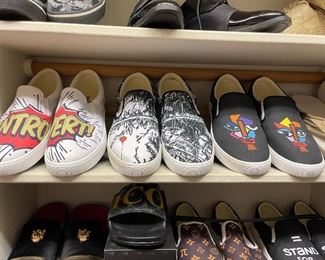 Designer canvas shoes, Bucket Head!