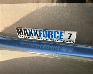 Diesel engine in the front