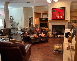 Looking across the living room!