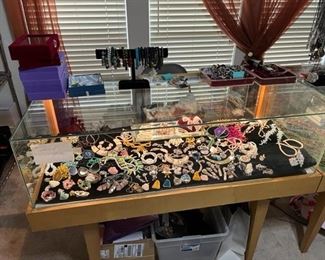 An updated photo of the insane amount of jewelry!