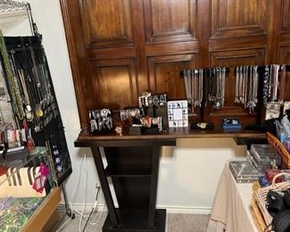 Rearranged displays of costume jewelry, just great pieces, wonderful gifts, start shopping early for Christmas!