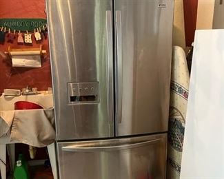 Kenmore Fridge in the garage