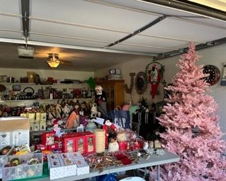 One side of the garage