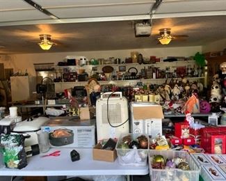 The garage is jam packed!