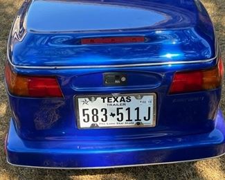 This has been parked in the garage.