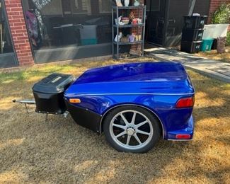 We moved to the back yard to make room in the garage.