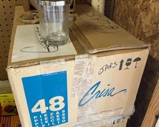 More boxes of candle jars