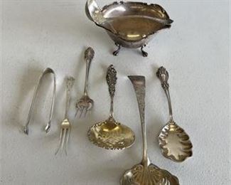 Lot 15
Antique sterling silver ware