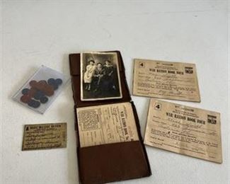 Lot 30
Vintage WWII Rations Booklets and Carry Case