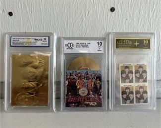 Lot 109
The Beatles graded memorabilia