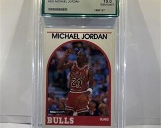 Lot 114
Michael jordan 1989 graded 10 card