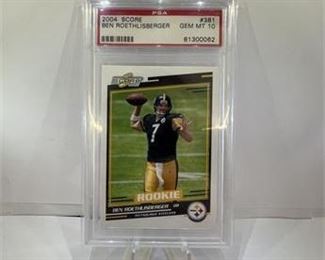 Lot 122
PSA 10 Ben Roethlisberger rookie card