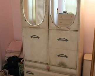 Painted armoire
