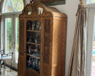 Gorgeous Louis Philippe cabinet circa 1860 appraised at $4700