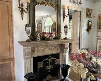 Amazing French trumeau mirror…one of four
