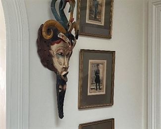 Antique Senegalese mask 