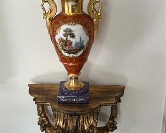 Pair of Empire porcelain vases Le Tallec, France, 19th C