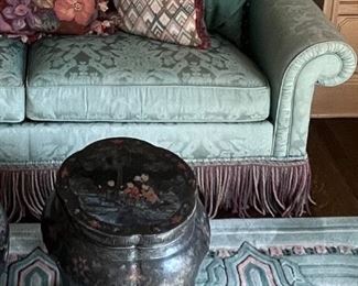 Pair of stunning antique Asian stools