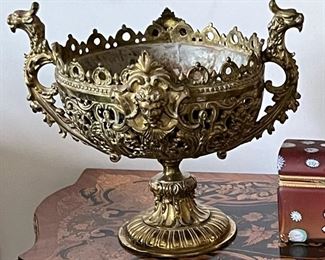 Antique French Gilt bronze Jardiniere