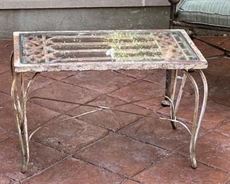 Antique French grate table