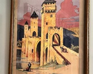 Cahors, France - View of the Valentra Bridge, Paris and Olreans Railway, c.1928