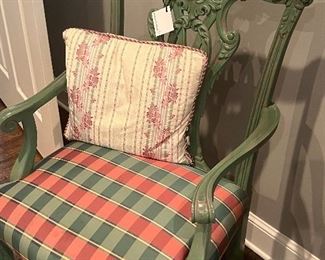 Pair of custom Chippendale chairs