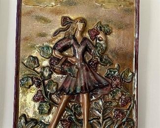 Collection of four Bottega Gatti, Faenza, 1950 ca Le quattro stagioni