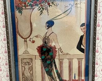 Exhibition original poster George Barbier  was one of the great French illustrators of the early 20th century.